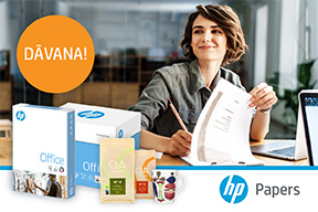 HP biuro popieriaus reklama