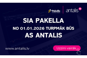 SIA Pakella no 01.01.2026 būs AS ANTALIS