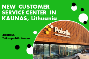 Jauns birojs, klientu apkalpošanas centrs un noliktava Kauņā, Lietuvā