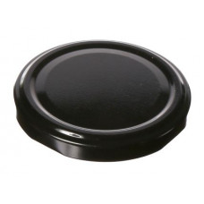 Metal lug cap 66 mm, for glass jars, black