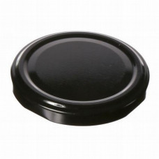 Metal lug cap 66 mm, for glass jars, black