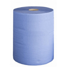 Papīra salvetes rullī 35x27cm SatinoComfort zilas 2-slāņu, 1000 loksnes/rullī