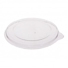 Lid for round container 250-500ml 135*135*7mm, transparent OPS