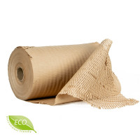 Wrapping cell paper in rolls 395mm x 250m; 90g / m2; Brown