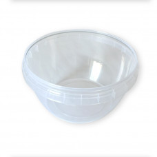 Container 365ml 105mm, without lid, transparent PP