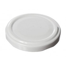 Metal lug cap 58 mm for glass jars, white