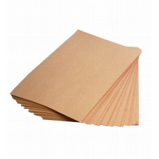 Wrapping paper in sheets 300x400mm brown, 35+6PE