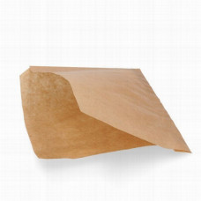 Бумажный гриль пакет/карман 150x160 мм, коричневый
