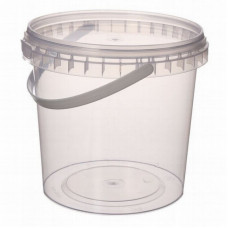 Spainis 1 L  131mm ar vāku, caurspīdīgs PP