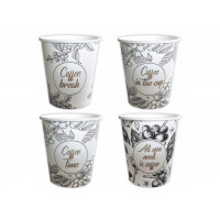 Paper cups 250ml/ 8oz 80mm ALL YOU NEED white SUP MULTI