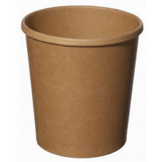 Paper bowls 355ml 96mm brown kraft paper