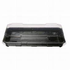 Suši trauka paliktņa vāks 190*110*30mm caurspīdīgs PET