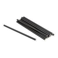 Paper straws 8mm*200mm, black