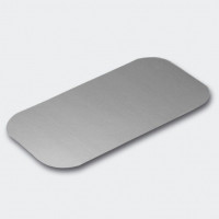 Lid for tray 1500ml 245*125mm aluminium, white paper