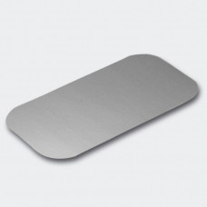 Popierinis dangtelis aliuminio indeliui 1850ml 255*185mm, baltas