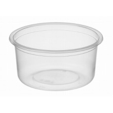 Bowl for microwave ovens 350ml 115mm transparent PP