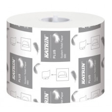 Katrin Plus System, toilet paper in rolls Toilet 684, 2-layer, 36 rolls/box, roll 10cm x 85.5m