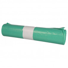 Trash bags  100L 700x1100mm 39my green LDPE