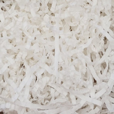 Shredded filling paper, white