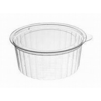 Round container 500ml 135*135*55mm, transparent OPS
