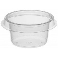 Insert 120ml, 90*45mm for round hinged lid container with safety lock, transparent RPET