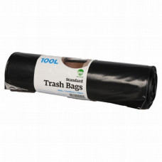 Trash bags 100L, 710x1150 mm, 45my, black LDPE