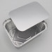 Popierinis dangtelis aliuminio indeliui 890ml 194*129*41mm, baltas