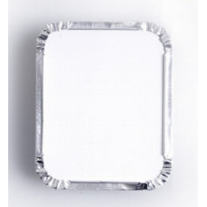 Lid for tray 890ml aluminium, white paper
