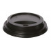 Lid for paper cup 250ml 80mm, black PS