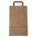Paper bag  220x100x360mm, brown, flat handle