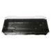 Sushi container 205*110*40mm black with transparent lid, PET