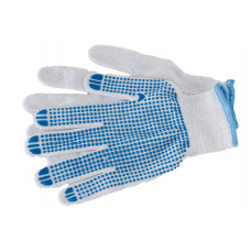 Gloves, cotton with PVC dots