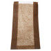 Paper bag 150+60x290mm brown with PP window, 17515