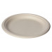 ECO sugarcane plate 230mm white sugarcane