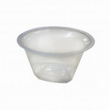 Milk cup 140ml 95mm, transparent PS