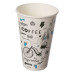 Paper cup 400ml/ 16oz 90mm Cofee4You SUP MULTI