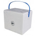 Thermo box 25L with lid and handle, white EPS