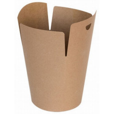Paper containers 500ml for WOK, white paper