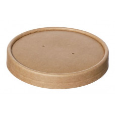 Lid for paper container 350ml, Kraft paper