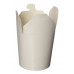 Paper containers 750ml for WOK, white paper