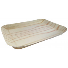 Cardboard tray 190*140*19mm, light wooden immitation